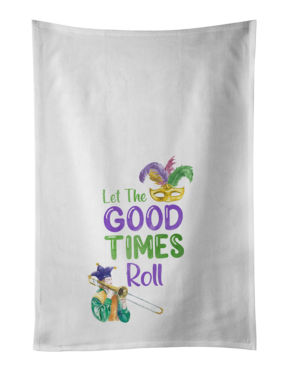 Buy this Let the Good Times Roll Mardi Gras Kitchen Towel Set of 2
