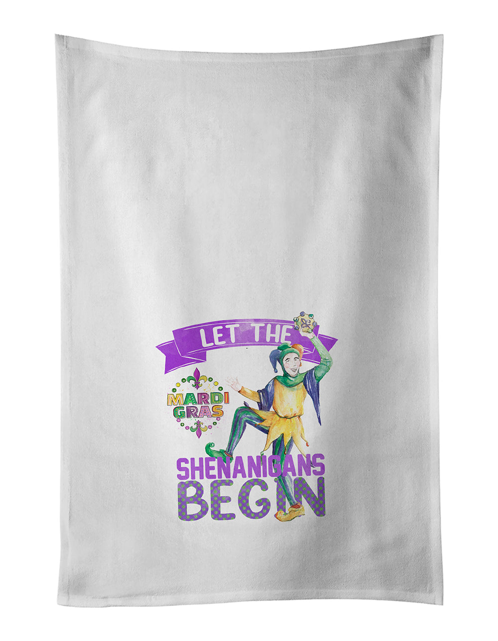 Buy this Let the Shenanigans Begin Mardi Gras Kitchen Towel Set of 2