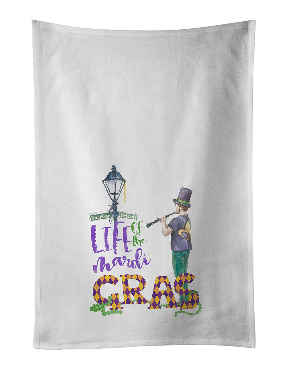 Buy this Life of the Mardi Gras Kitchen Towel Set of 2