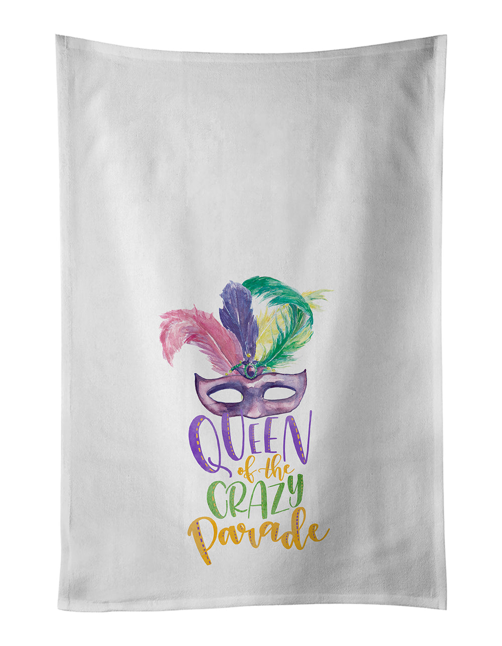 Buy this Queen of the Crazy Parade Mardi Gras Kitchen Towel Set of 2