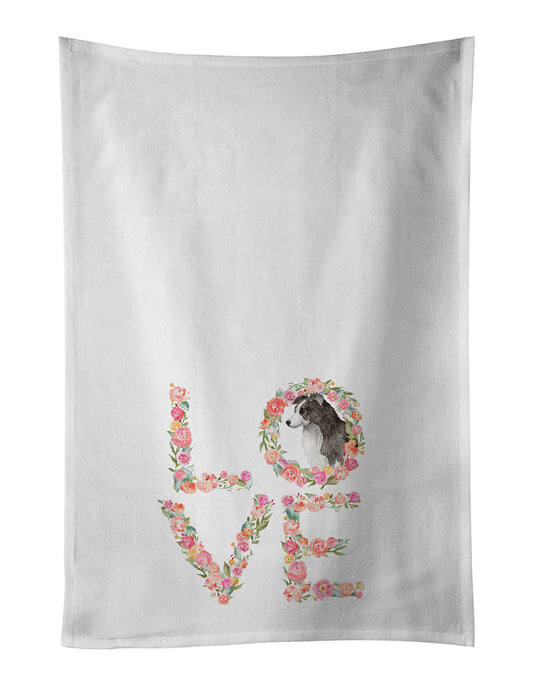 Buy this Border Collie Love Kitchen Towel Set of 2