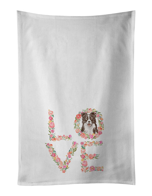 Buy this Border Collie #3 Love Kitchen Towel Set of 2