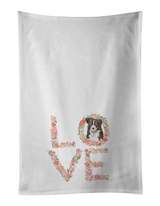 Buy this Border Collie #5 Love Kitchen Towel Set of 2