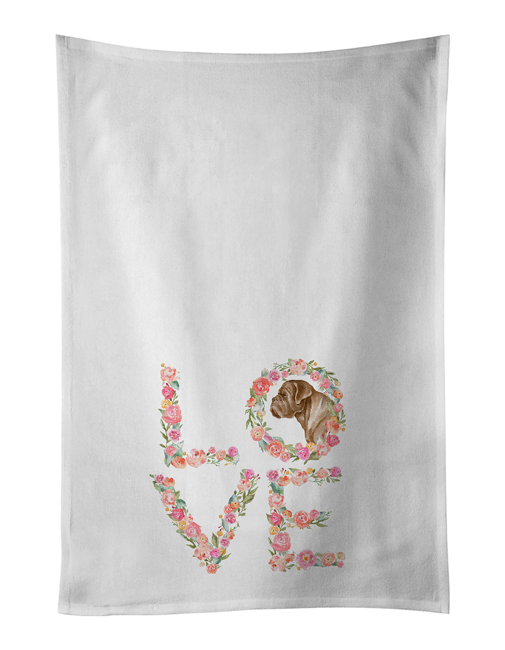 Buy this French Mastiff #5 Love Kitchen Towel Set of 2