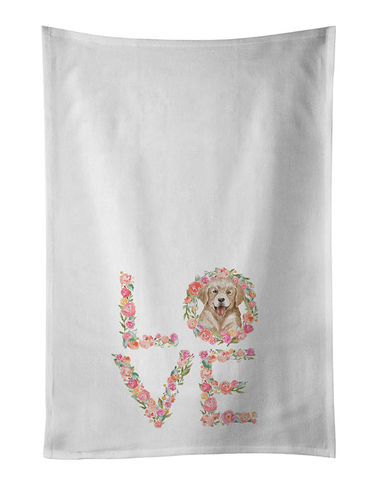 Buy this Golden Retriever #2 Love Kitchen Towel Set of 2