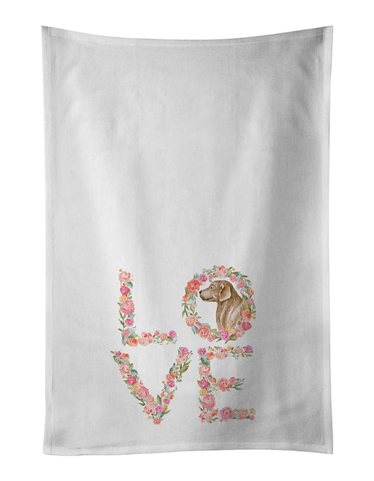 Buy this Golden Retriever #5 Love Kitchen Towel Set of 2