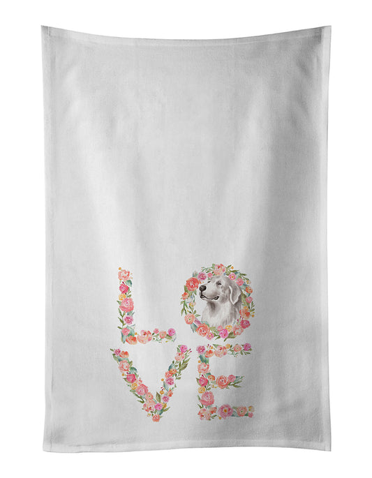 Buy this Great Pyrenees #2 Love Kitchen Towel Set of 2