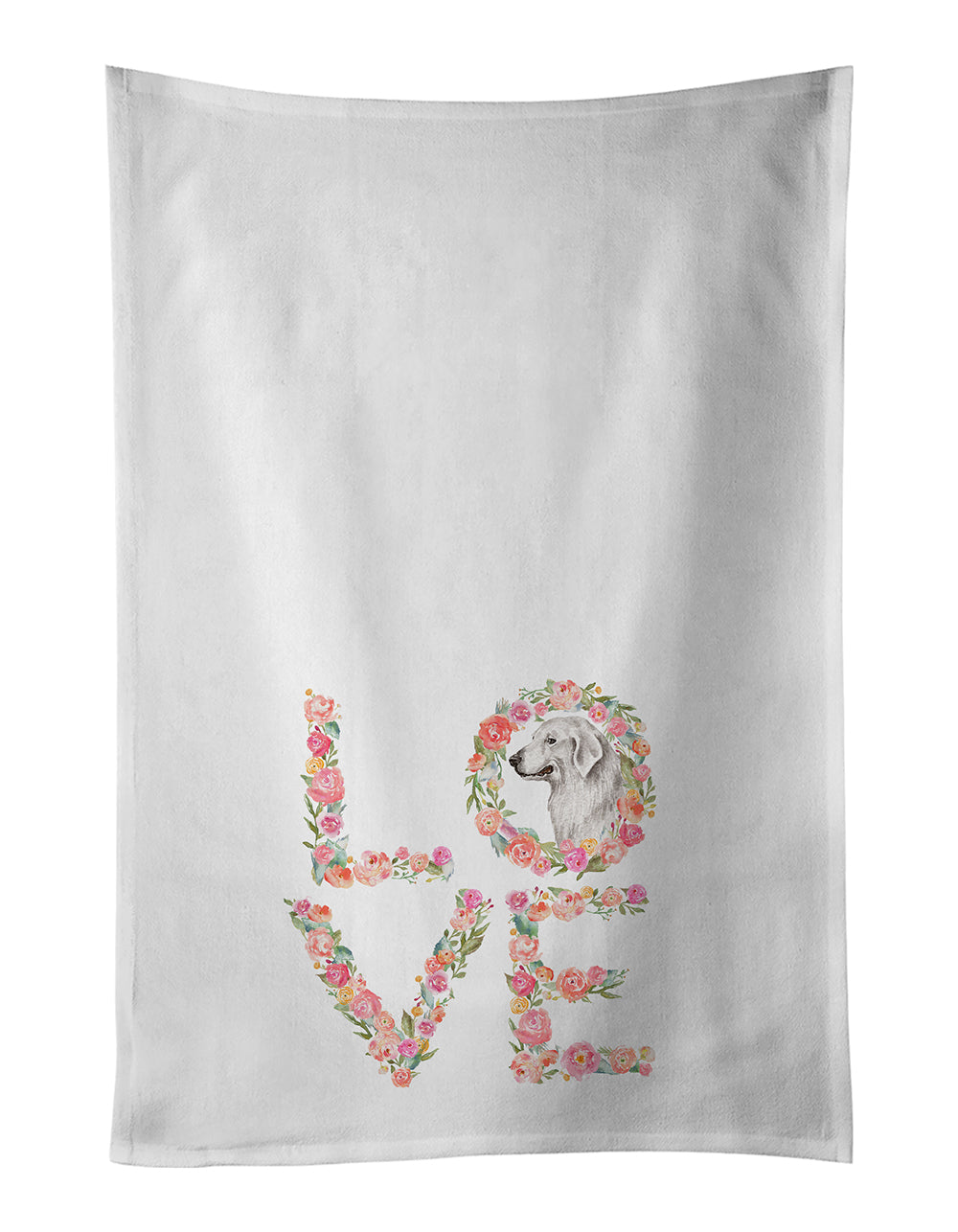 Buy this Great Pyrenees #4 Love Kitchen Towel Set of 2