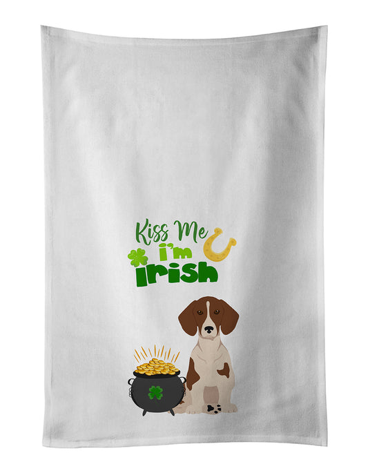 Buy this Red Piebald Dachshund St. Patrick's Day Kitchen Towel Set of 2