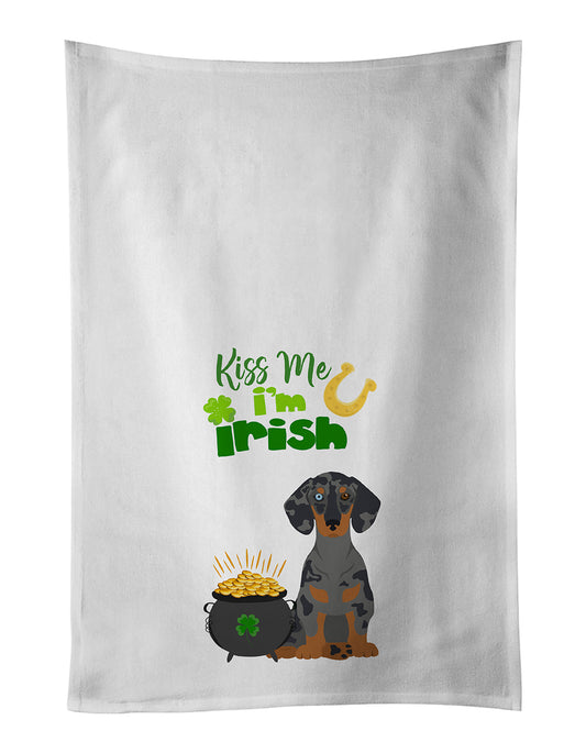 Buy this Black Dapple Dachshund St. Patrick's Day Kitchen Towel Set of 2