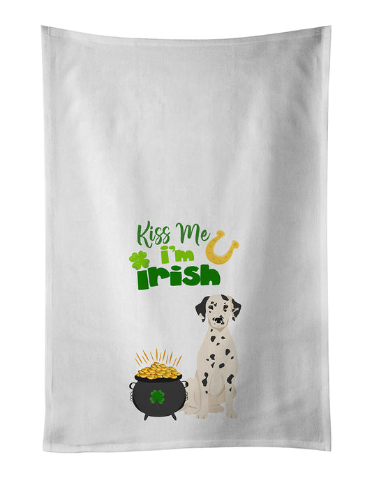 Buy this Dalmatian St. Patrick's Day Kitchen Towel Set of 2