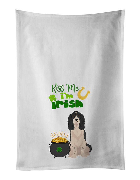 Buy this Black English Springer Spaniel St. Patrick's Day Kitchen Towel Set of 2