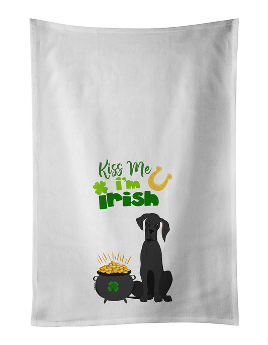 Buy this Black Great Dane St. Patrick's Day Kitchen Towel Set of 2