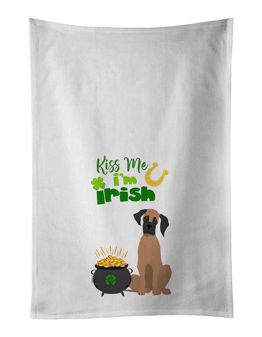 Buy this Fawn Great Dane St. Patrick's Day Kitchen Towel Set of 2