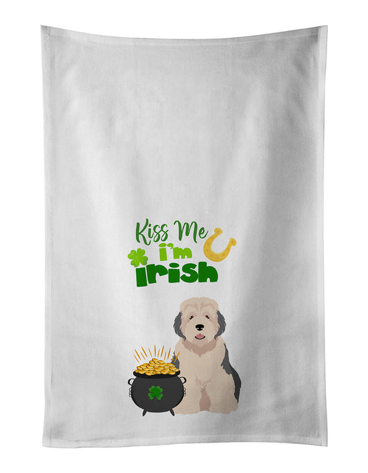 Buy this Old English Sheepdog St. Patrick's Day Kitchen Towel Set of 2