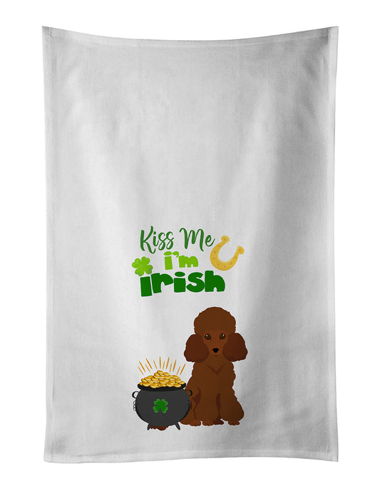 Buy this Toy Red Poodle St. Patrick's Day Kitchen Towel Set of 2