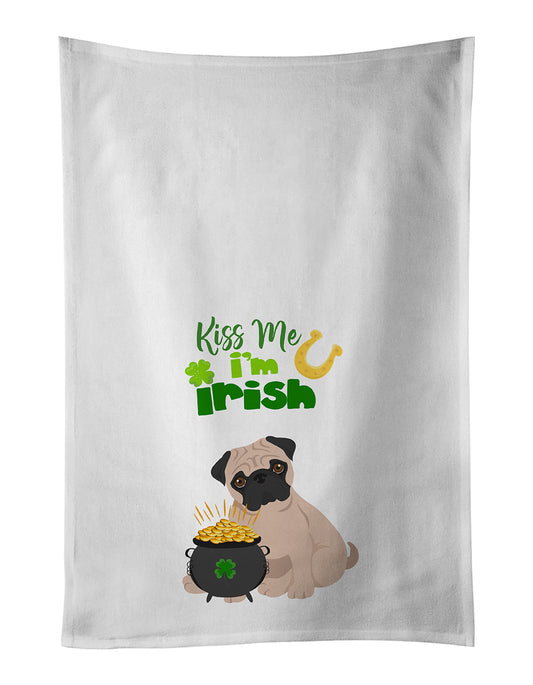 Buy this Fawn Pug St. Patrick's Day Kitchen Towel Set of 2