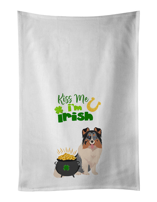 Buy this Blue Merle Sheltie St. Patrick's Day Kitchen Towel Set of 2