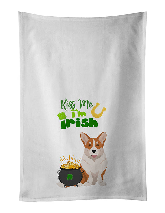 Buy this Red Cardigan Corgi St. Patrick's Day Kitchen Towel Set of 2