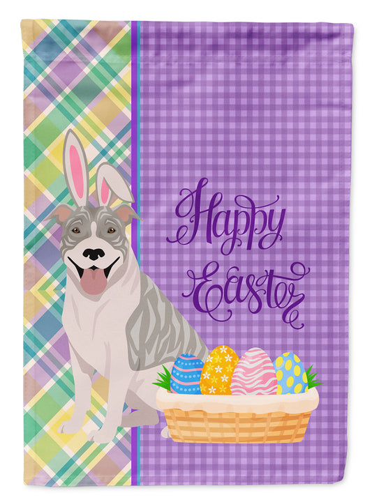 Buy this Blue Brindle Pit Bull Terrier Easter Garden Flag