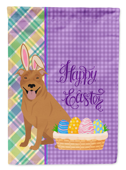 Buy this Red Pit Bull Terrier Easter Garden Flag