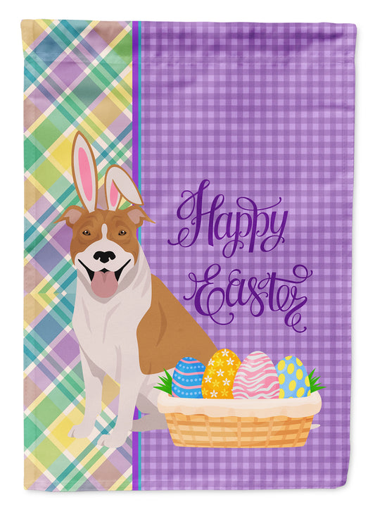 Buy this Red and White Pit Bull Terrier Easter Garden Flag