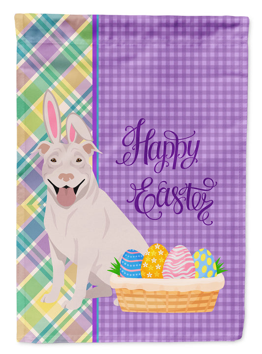 Buy this White Pit Bull Terrier Easter Garden Flag