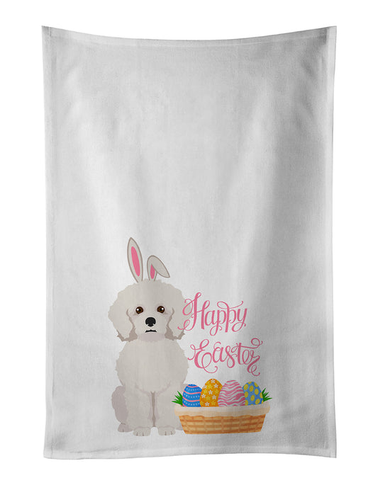 Buy this Bichon Frise Easter Kitchen Towel Set of 2