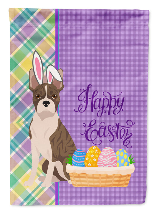 Buy this Brindle Boston Terrier Easter Garden Flag