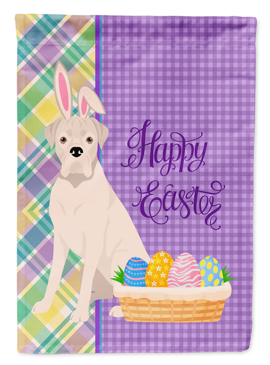 Buy this Natural Eared White Boxer Easter Garden Flag