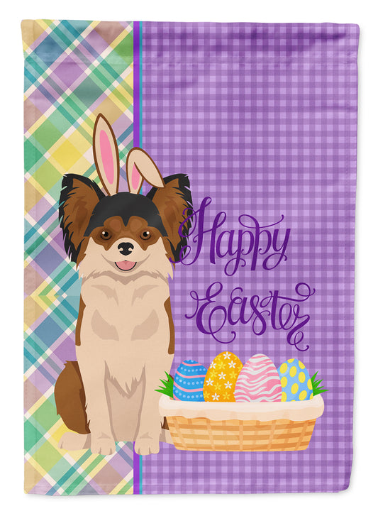 Buy this Longhaired Black and Red Chihuahua Easter Garden Flag