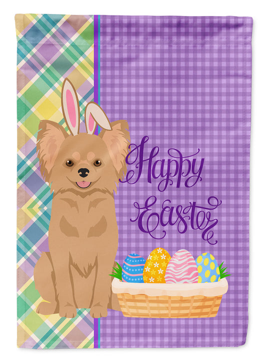 Buy this Longhaired Gold Chihuahua Easter Garden Flag