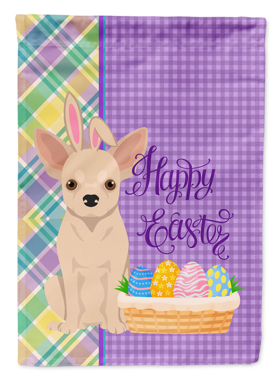 Buy this Fawn Chihuahua Easter Garden Flag