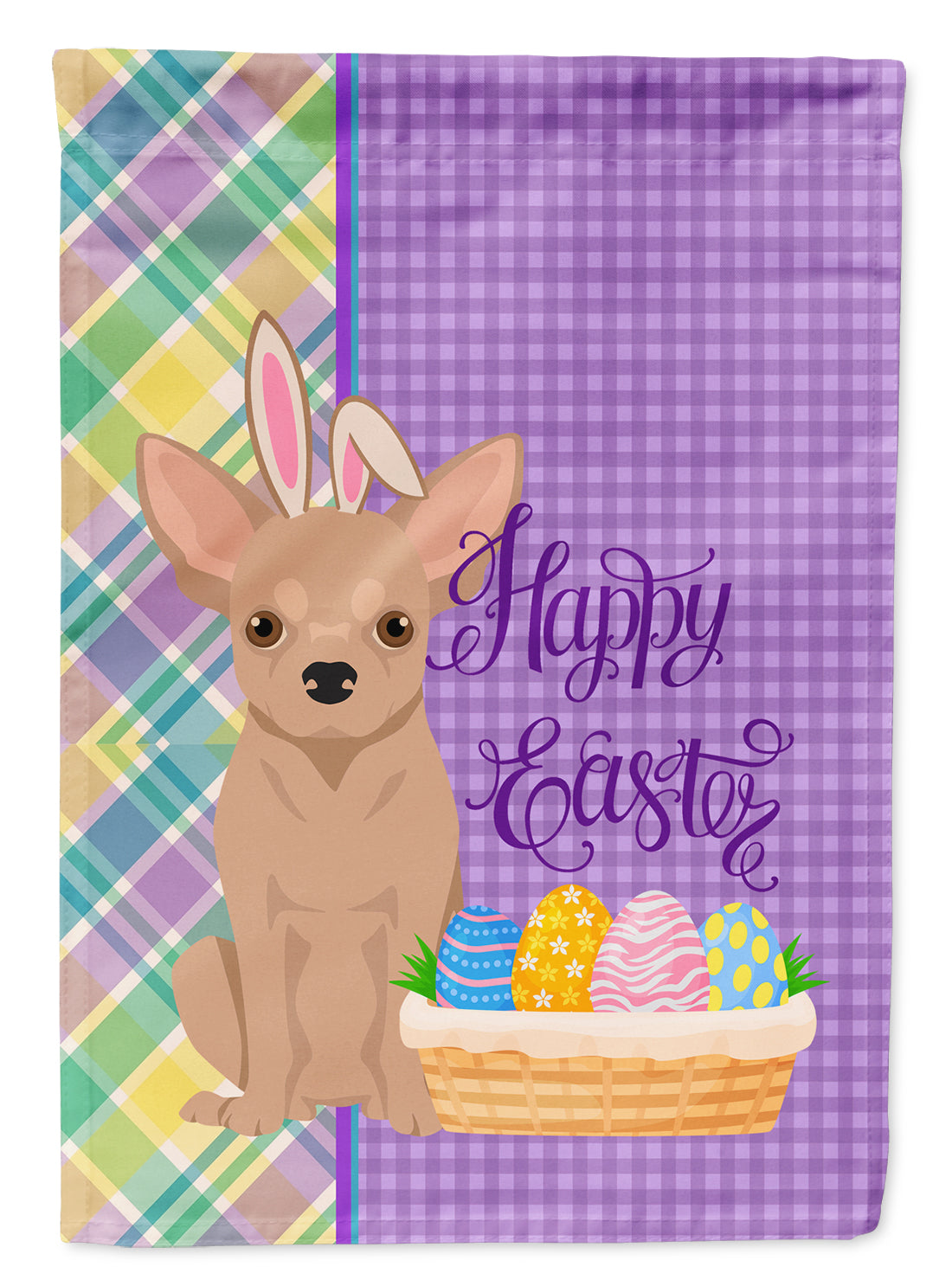 Buy this Cream Chihuahua Easter Garden Flag