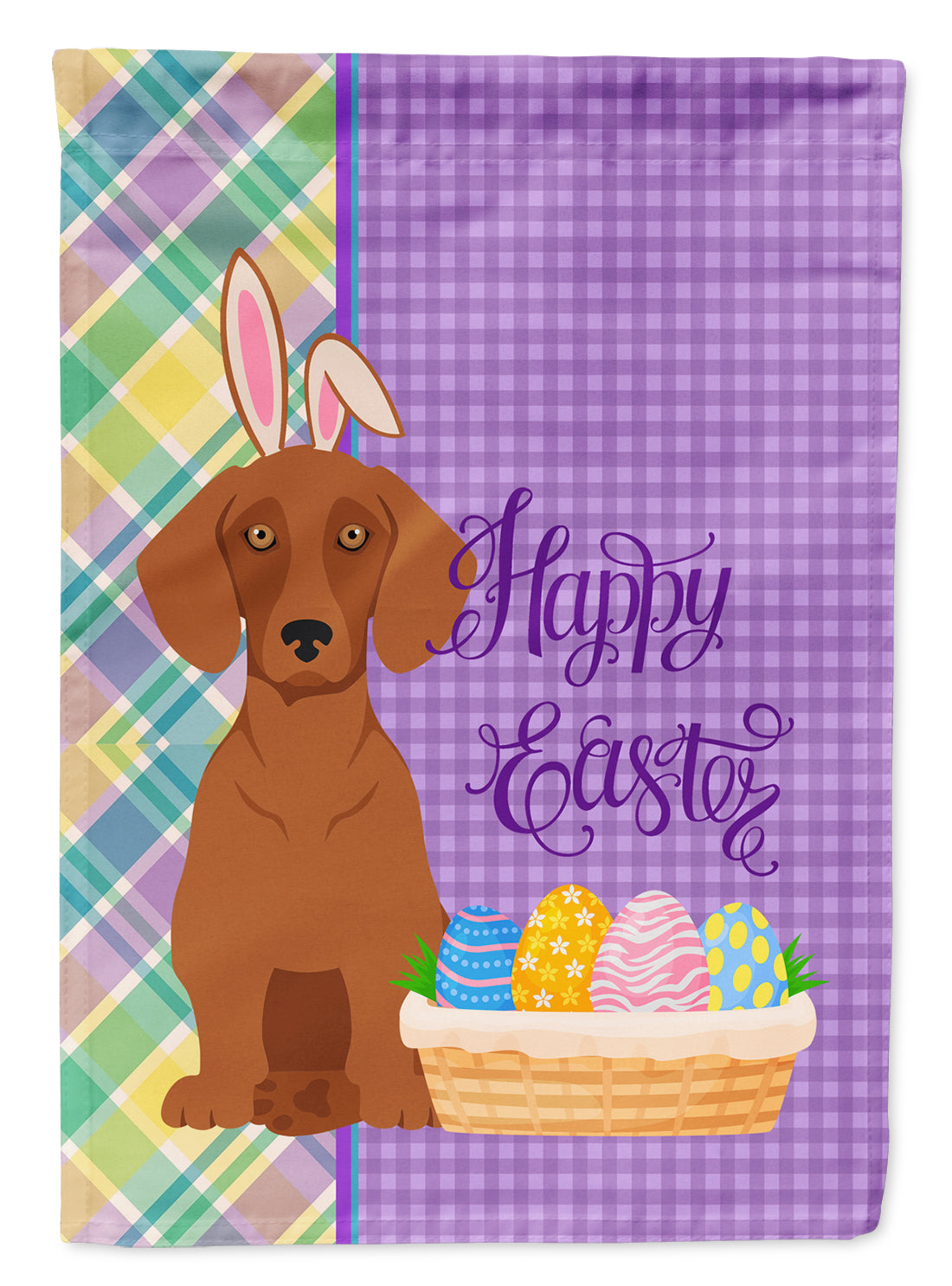Buy this Red Dachshund Easter Garden Flag