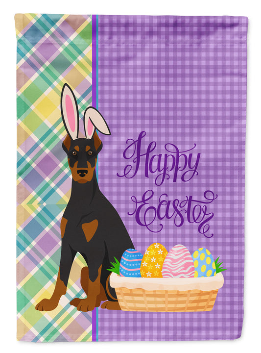 Buy this Black and Tan Doberman Pinscher Easter Garden Flag