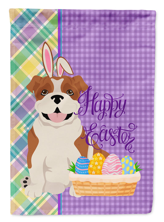 Buy this Red English Bulldog Easter Garden Flag