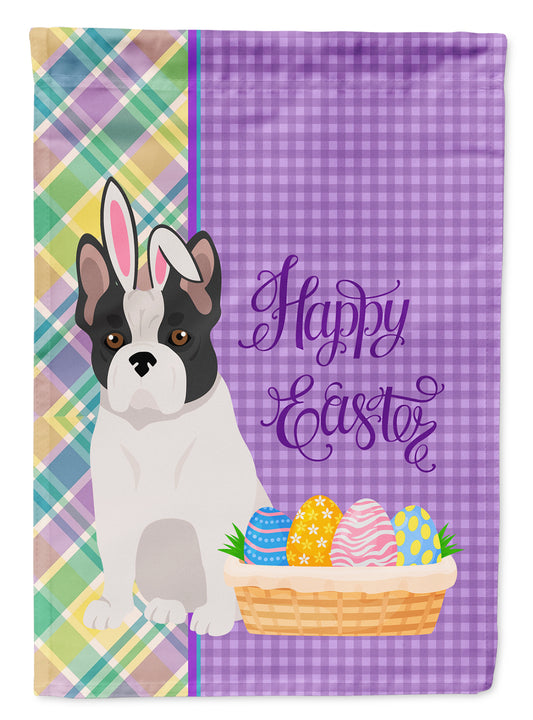 Buy this Black and White French Bulldog Easter Garden Flag