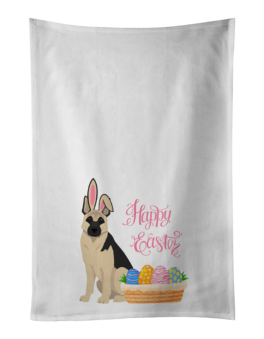 Buy this Black and Silver German Shepherd Easter Kitchen Towel Set of 2