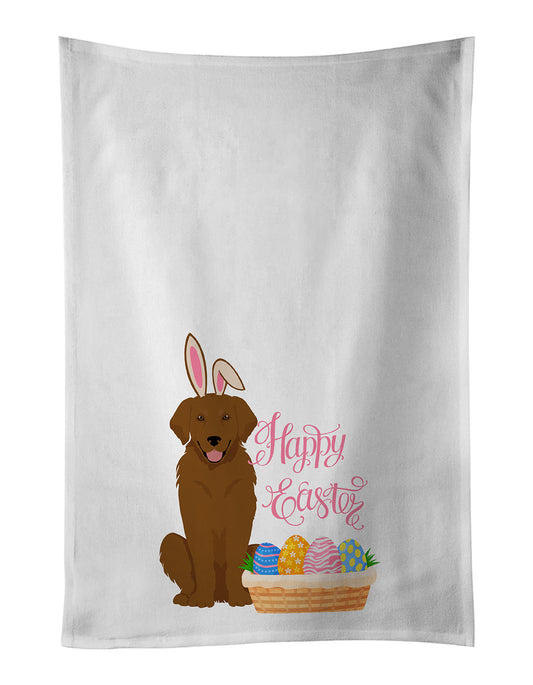 Buy this Mahogany Golden Retriever Easter Kitchen Towel Set of 2