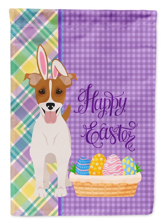 Buy this Brown White Smooth Jack Russell Terrier Easter Garden Flag