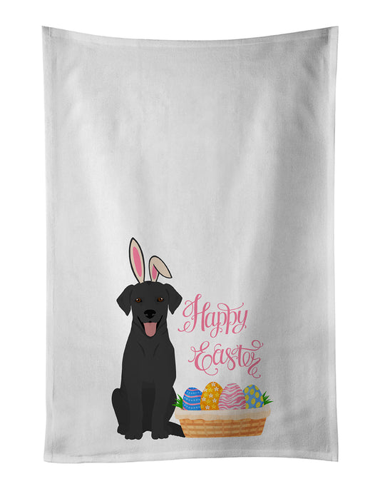 Buy this Black Labrador Retriever Easter Kitchen Towel Set of 2