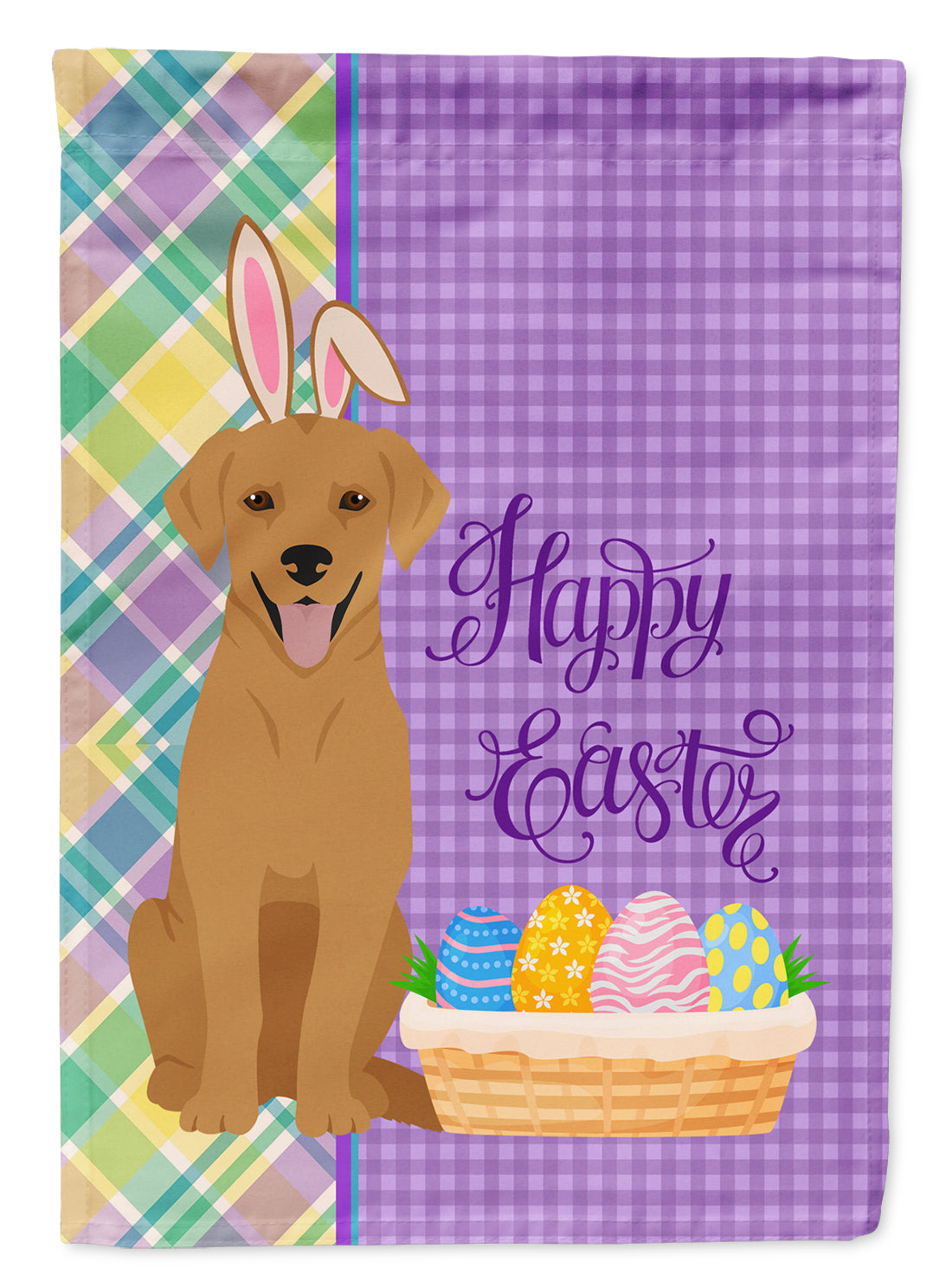 Buy this Red Fox Labrador Retriever Easter Garden Flag