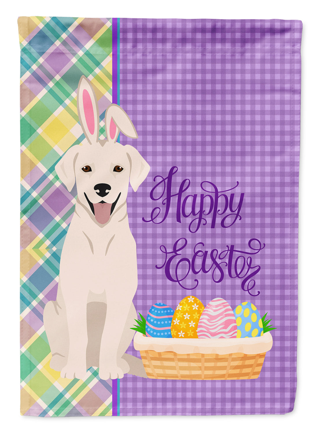 Buy this White Cream Labrador Retriever Easter Garden Flag