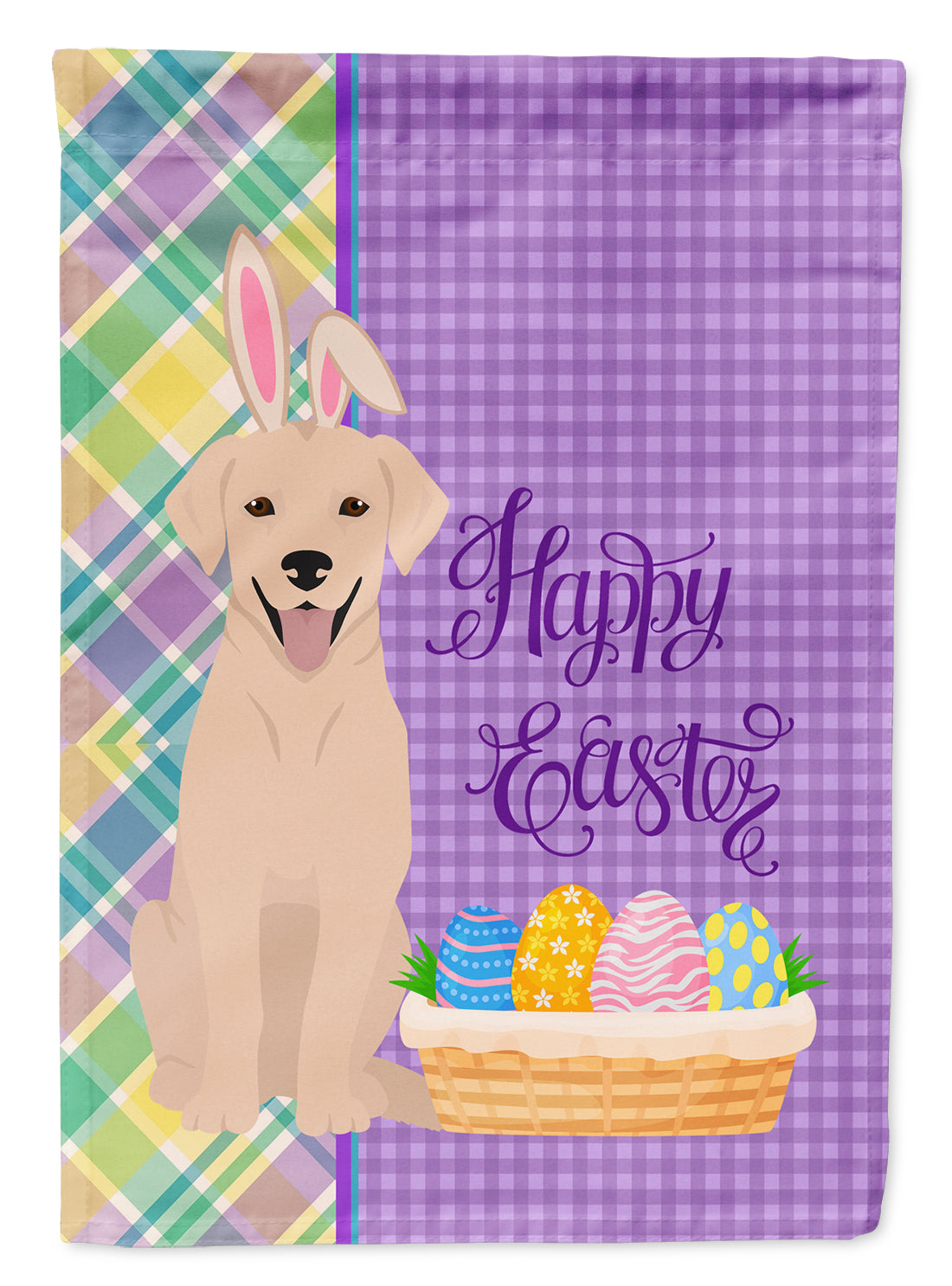 Buy this Yellow Labrador Retriever Easter Garden Flag