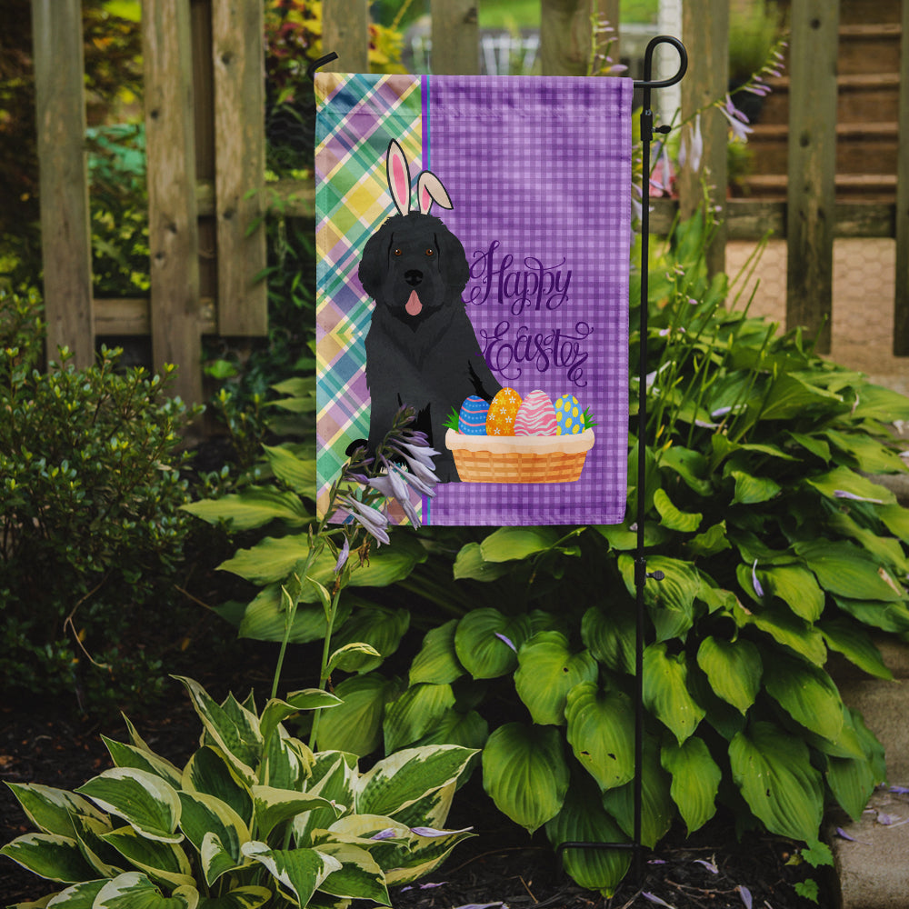 Black Newfoundland Easter Garden Flag