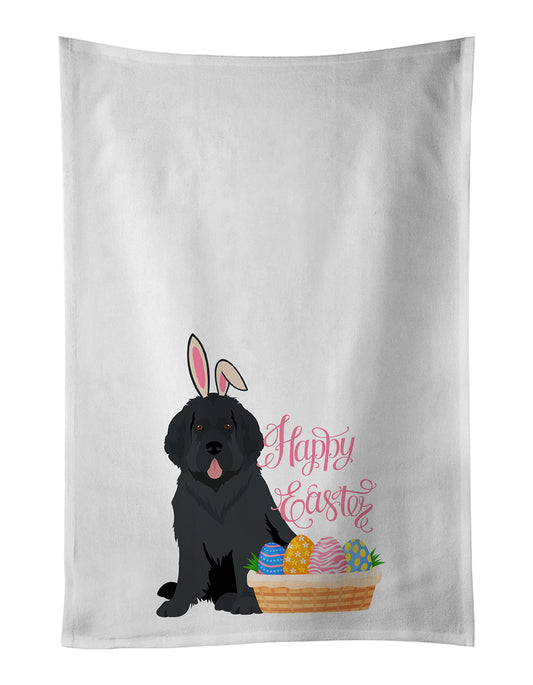 Buy this Black Newfoundland Easter Kitchen Towel Set of 2