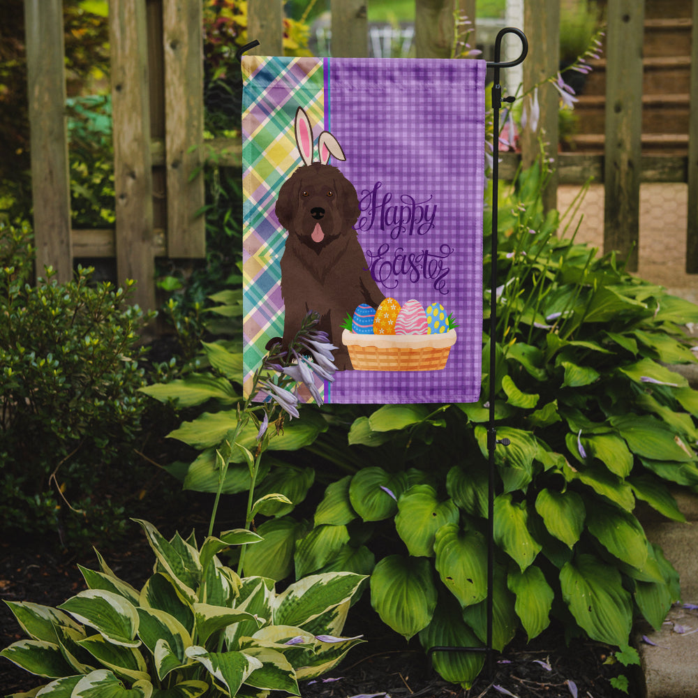 Brown Newfoundland Easter Garden Flag