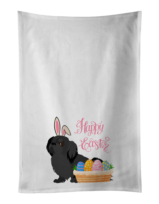 Buy this Black Pekingese Easter Kitchen Towel Set of 2