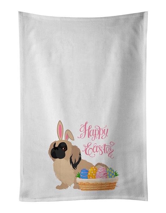 Buy this Cream Pekingese Easter Kitchen Towel Set of 2